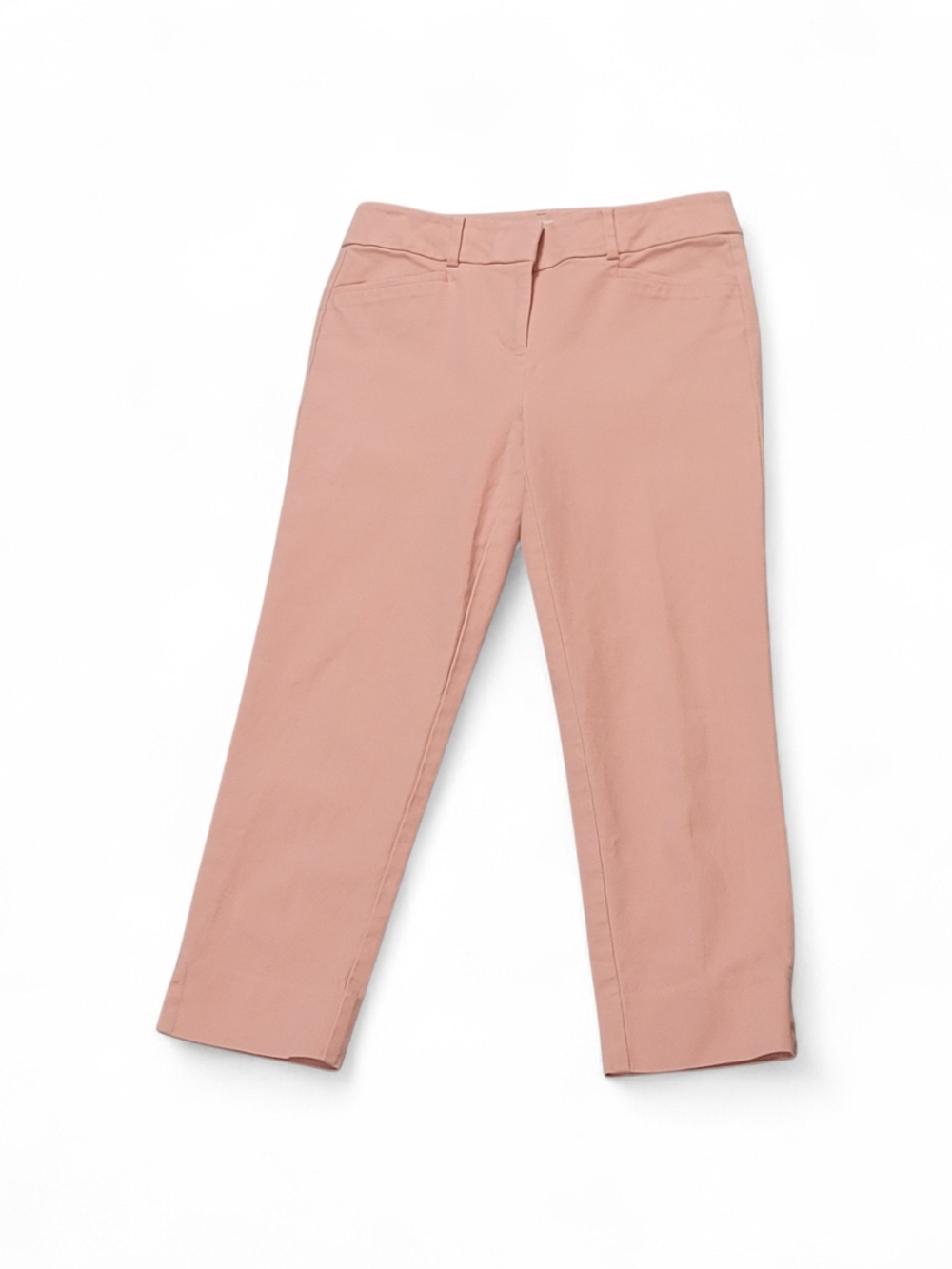 LOFT Marisa Peach Cropped Pants Size 2
